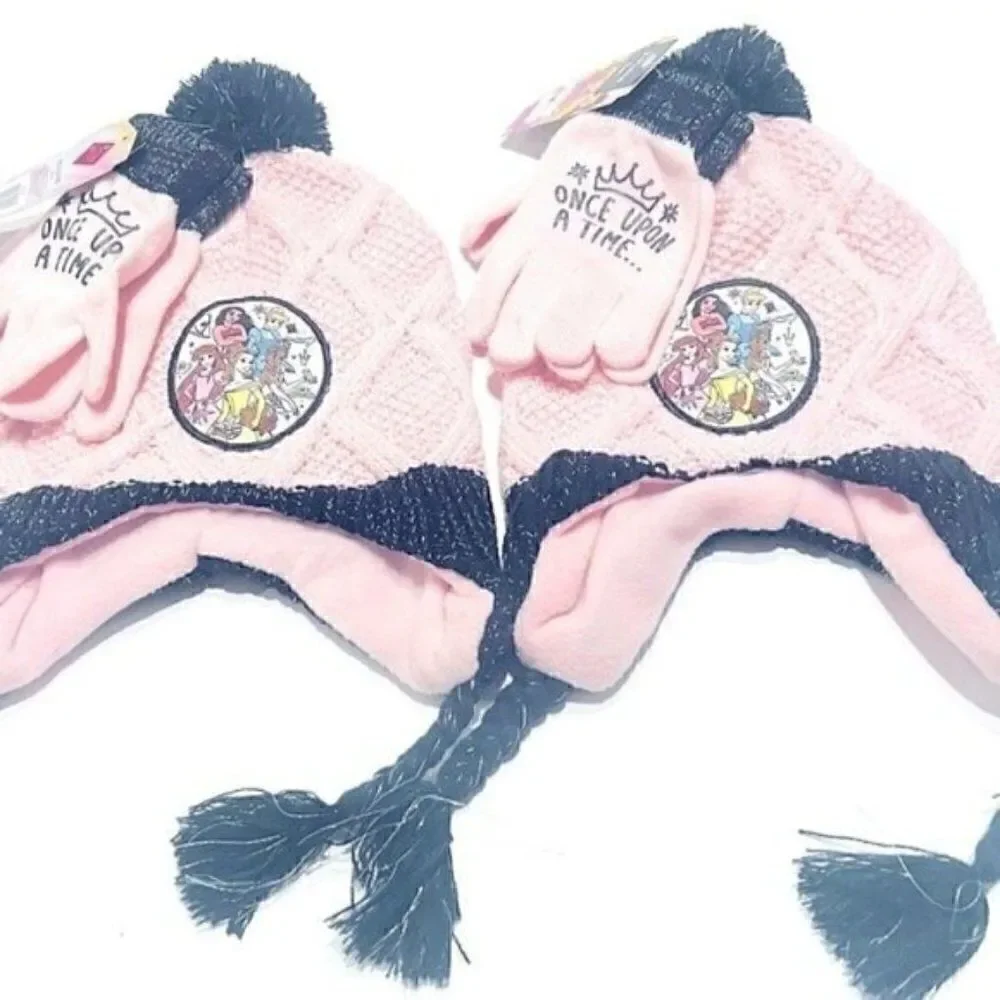 Set of 2 BERKSHIRE Little Girls Little Kid (4-6X) Princess Hat & Gloves Set